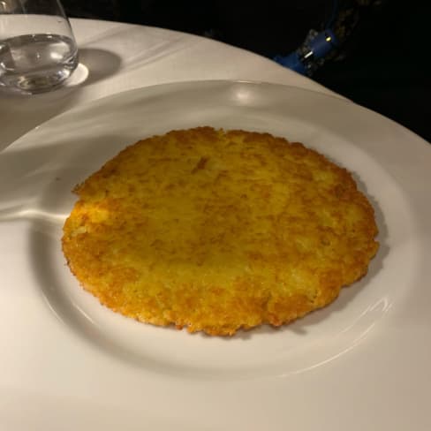 Risotto allo zafferano con una demi glacé di ossobuco - Jackie O' Restaurant, Rome