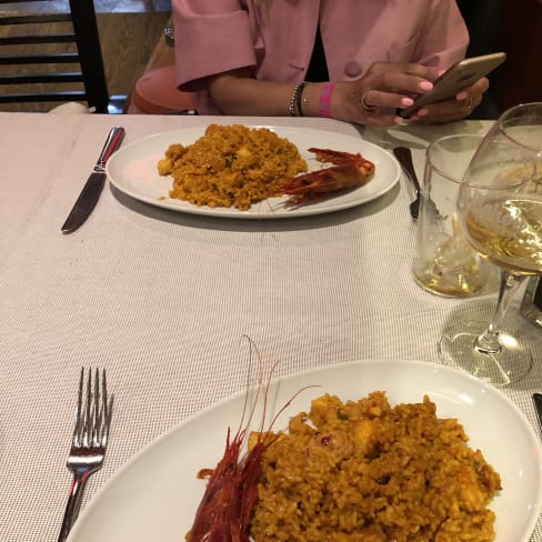 Arroz con Carabineros - El Barril de Recoletos, Madrid