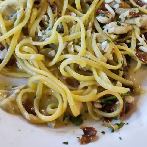 Tagliolini Carciofi E Spigola - Checco dello Scapicollo, Rome