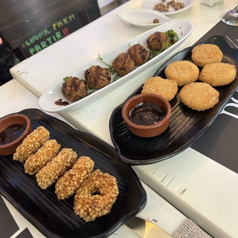 Croquetas de ribs BBQ - Dolce Vita, Barcelona