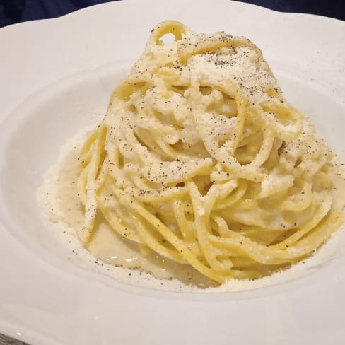 Tonnarelli Cacio e Pepe - Osteria Romana, Rome