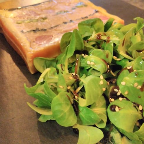 Pâté en croûte du marché saint-martin 150g, et salade verte 20g - FOUDRE, Paris