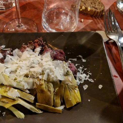 Asso di fiori Osteria dei formaggi, Milan