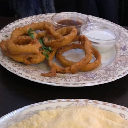 Onion rings - Lilla karachi, Stockholm