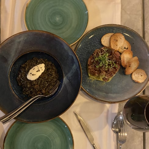 Arroz negro  - Popeye Restaurante, Barcelona