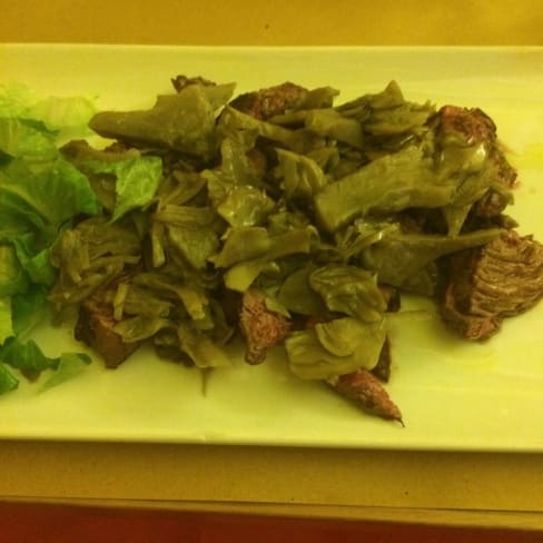 Tagliata ai carciofi - Bi Trattoria, Rome