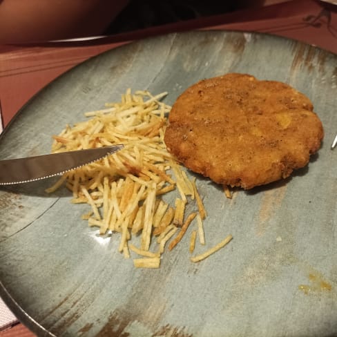 Pastel de patatas y queso. Muy especiado - Masala Darbar, Madrid