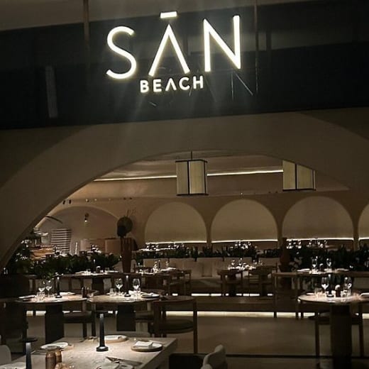 Menu 2024 SÄ€N Beach in New York City TheFork