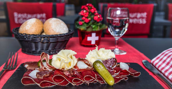 Terrasse du Restaurant Edelweiss - Suggestion d'entrée - Edelweiss, Genève