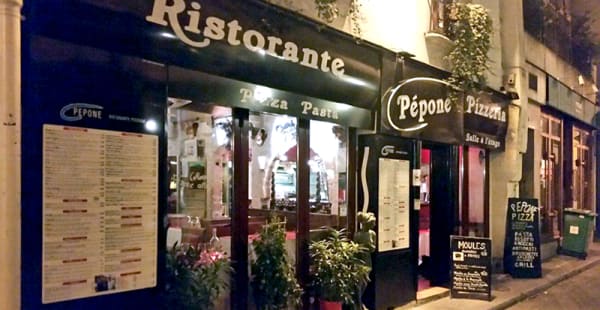 Devanture - Pepone Pizzeria, Paris
