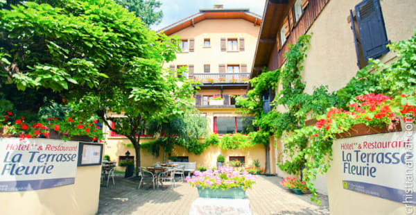 terrasse - La Terrasse Fleurie, Divonne-les-Bains