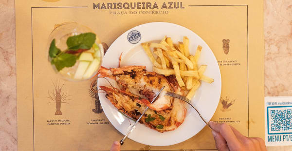 Marisqueira Azul - Praça do Comércio, Lisboa