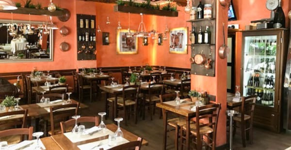 Vedutta dell interno - Osteria della Carne, Roma