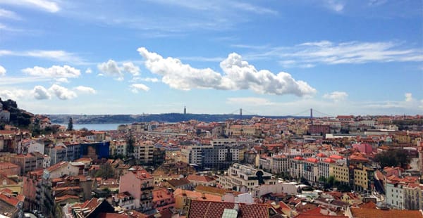 Vista dia - Via Graça, Lisboa