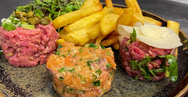 Tartare du Petit Olympia, Tartare des Mers, Tartare Apicius  - Le Petit Olympia, Paris