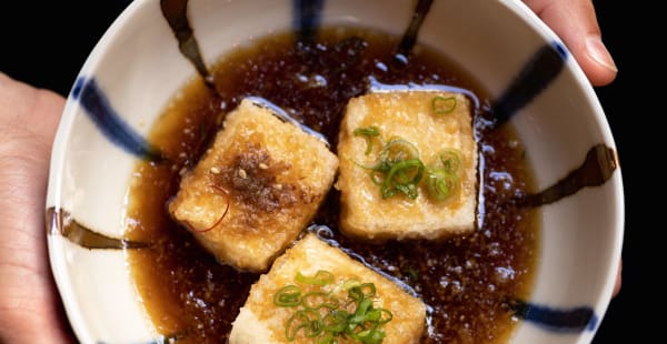 Aguedashi Tofu Frits au Dashi - ENNI UDON, Paris