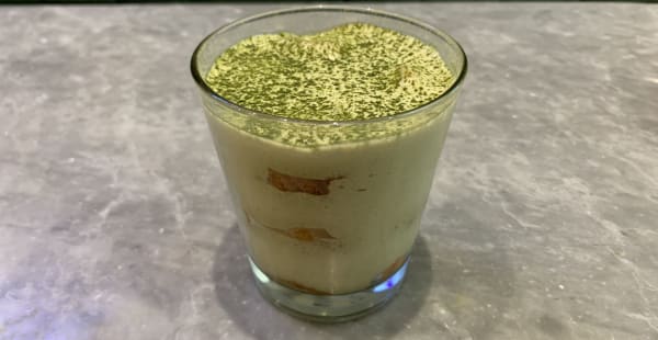 Tiramisu au matcha (thé vert) fait maison  - Kamyeon, Paris