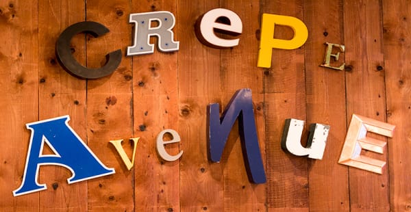 Logo vintage - Crêpe Avenue, Paris