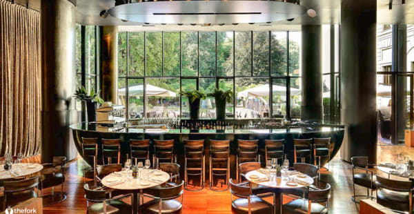 Vista della sala - Il Ristorante-Niko Romito at Bulgari Hotel, Milano