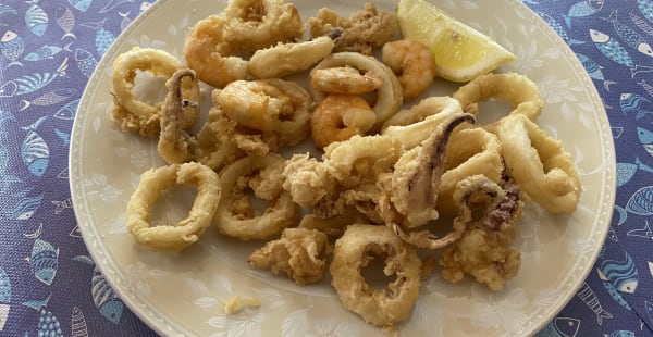 Gamberi e calamari fritti - Aurora, Milán