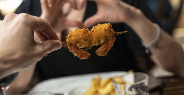 Gamberi baciati - Bistrot Luce, Roma