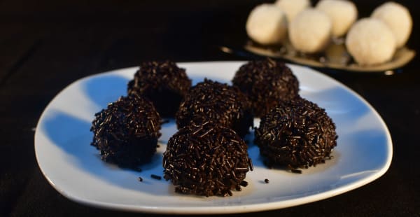 trufa de chocolate(brigadeiro) - Infusiónfood, Barcelona