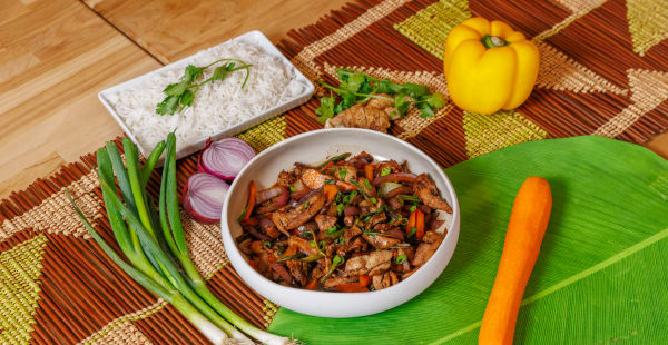 Sauté de porc à la chinoise - Papa O Rum, Paris