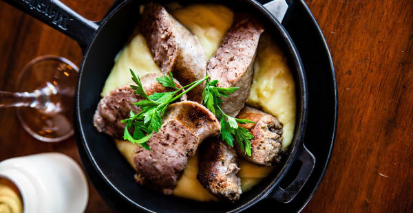 Saucisse de Lozère et son aligot - Félicie, Paris