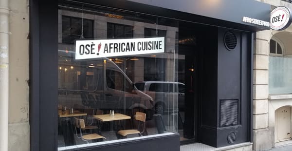 Vue extérieure du restaurant - Osè African Cuisine St-Lazare, Paris