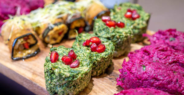 Pkhali et Rouleaux d’Aubergines aux Noix         - Maison Marani (cuisine Géorgienne et Italienne), Geneva