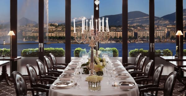 Vue de l'intérieur - Windows Restaurant at Hotel d'Angleterre, Genève