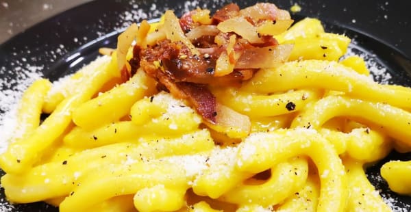 calabresi carbonara - Cooking - Officina della Pasta, Roma