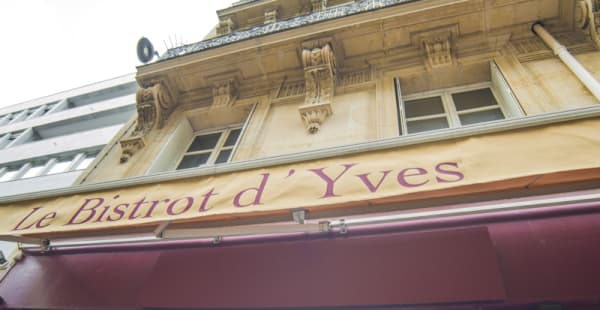 Détail façade - Le Bistrot d'Yves, Paris