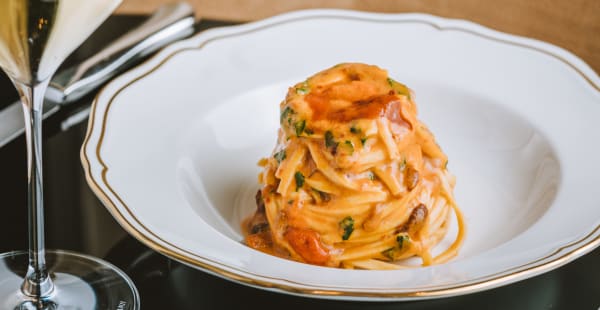 Linguine aux langoustes et gambas rouges - Bulgari - Il Ristorante - Niko Romito , Paris