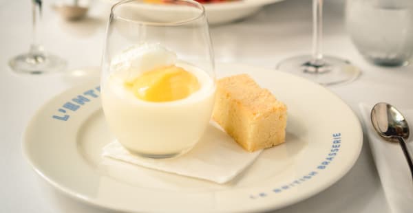 Lemon posset - L'Entente, Le British Brasserie, Paris