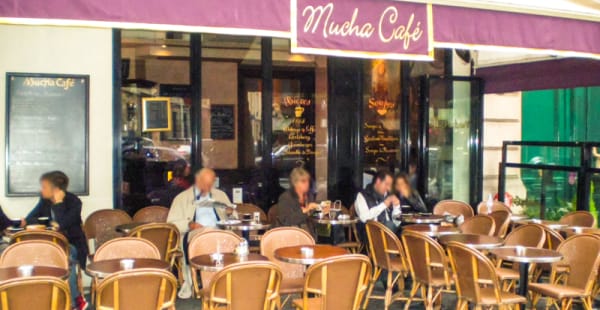 Vue de la terrasse - Mucha Café, Paris