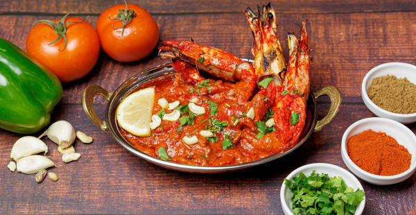 Gambas Massala - La Cuisine de l'Himalaya, Paris