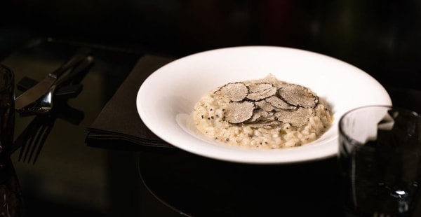 Risotto Acquarello al Burro Occelli e tartufo Fresco  - Bono Bottega Nostrana - Monti, Roma