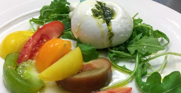 Burrata et tomates - Tutti Amici, Paris