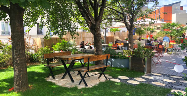 Jardin privatif avec potager - Le SpeakArt Bar, Paris