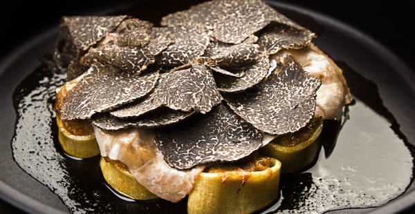 Timbale d'agneau aux truffes noires et lard de colonnata - Il Cuoco Galante, Paris