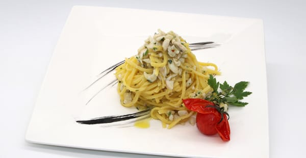 Tagliolini con spigola - Caffe Palombini all'Eur, Roma