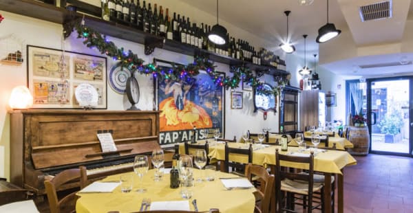 Veduta dell interno - Osteria dei Cappellari, Roma