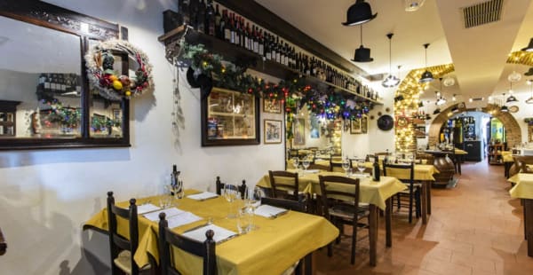 Veduta dell interno - Osteria dei Cappellari, Roma