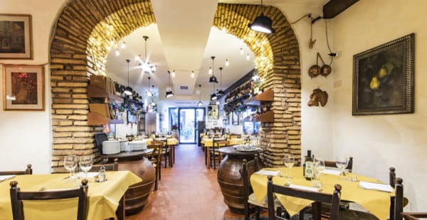 Veduta dell interno - Osteria dei Cappellari, Roma