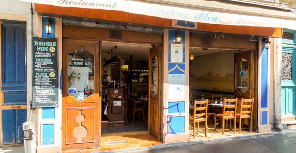 Entrée - L'Homme Bleu, Paris