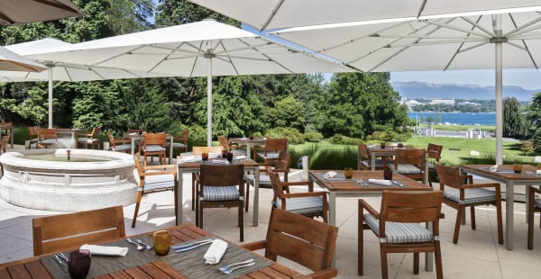 Terrasse - La Terrasse du Parc - Restaurant Hôtel du Parc des Eaux-Vives , Genève