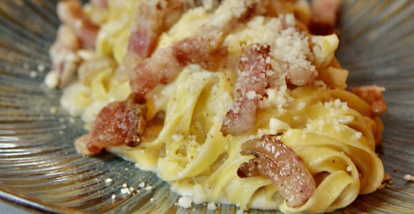 Fettuccine Guanciale et Pecorino à la Truffe - Conti, Paris