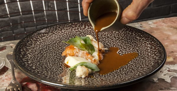 Assiette mer : langoustine et panais - Braisenville, Paris