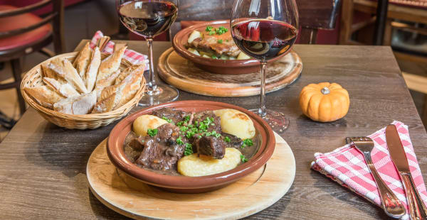 Notre bœuf bourguignon maison  - Au Doux Raisin, Paris